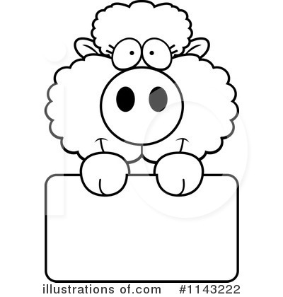 Royalty-Free (RF) Sheep Clipart Illustration by Cory Thoman - Stock Sample #1143222