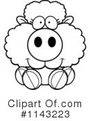 Sheep Clipart #1143223 by Cory Thoman