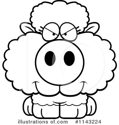 Royalty-Free (RF) Sheep Clipart Illustration by Cory Thoman - Stock Sample #1143224