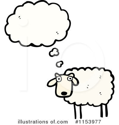 Royalty-Free (RF) Sheep Clipart Illustration by lineartestpilot - Stock Sample #1153977