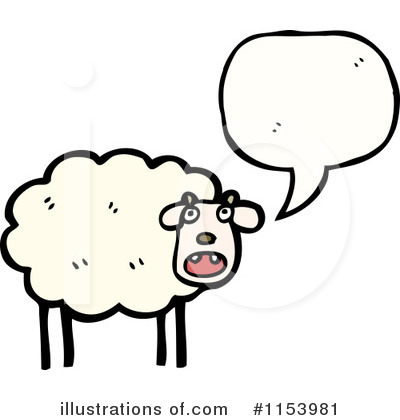 Royalty-Free (RF) Sheep Clipart Illustration by lineartestpilot - Stock Sample #1153981