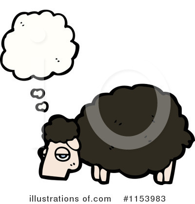 Royalty-Free (RF) Sheep Clipart Illustration by lineartestpilot - Stock Sample #1153983