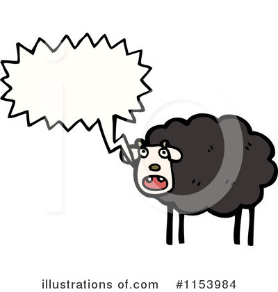Royalty-Free (RF) Sheep Clipart Illustration by lineartestpilot - Stock Sample #1153984