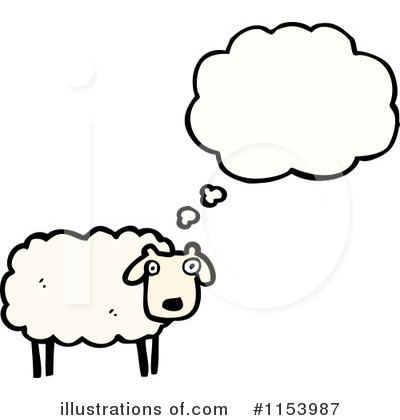 Royalty-Free (RF) Sheep Clipart Illustration by lineartestpilot - Stock Sample #1153987