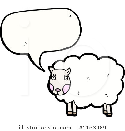 Royalty-Free (RF) Sheep Clipart Illustration by lineartestpilot - Stock Sample #1153989