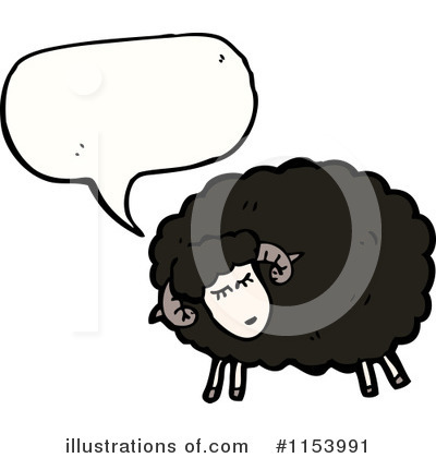 Royalty-Free (RF) Sheep Clipart Illustration by lineartestpilot - Stock Sample #1153991