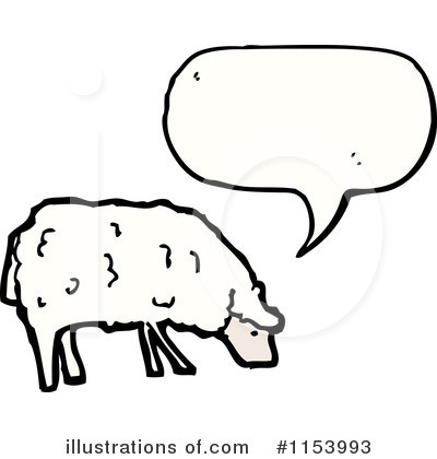 Royalty-Free (RF) Sheep Clipart Illustration by lineartestpilot - Stock Sample #1153993
