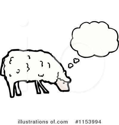 Royalty-Free (RF) Sheep Clipart Illustration by lineartestpilot - Stock Sample #1153994