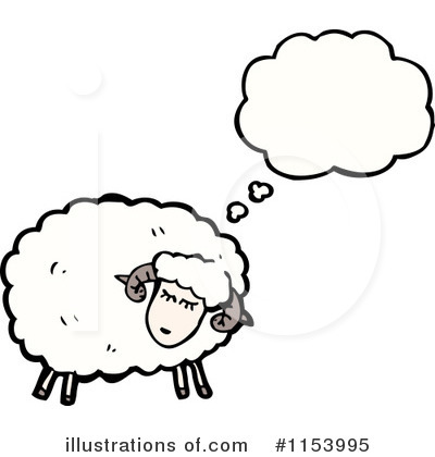 Royalty-Free (RF) Sheep Clipart Illustration by lineartestpilot - Stock Sample #1153995