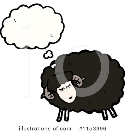 Royalty-Free (RF) Sheep Clipart Illustration by lineartestpilot - Stock Sample #1153996