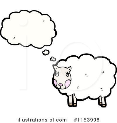 Royalty-Free (RF) Sheep Clipart Illustration by lineartestpilot - Stock Sample #1153998
