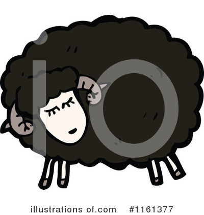 Royalty-Free (RF) Sheep Clipart Illustration by lineartestpilot - Stock Sample #1161377