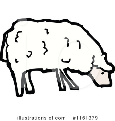 Royalty-Free (RF) Sheep Clipart Illustration by lineartestpilot - Stock Sample #1161379