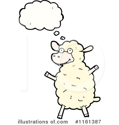 Royalty-Free (RF) Sheep Clipart Illustration by lineartestpilot - Stock Sample #1161387