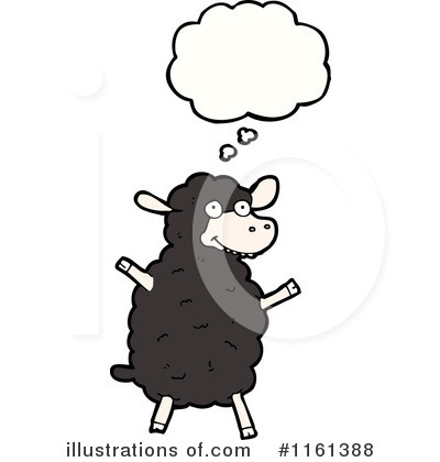 Royalty-Free (RF) Sheep Clipart Illustration by lineartestpilot - Stock Sample #1161388