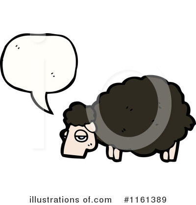 Royalty-Free (RF) Sheep Clipart Illustration by lineartestpilot - Stock Sample #1161389