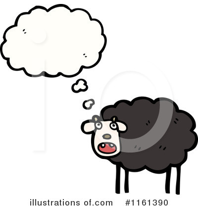 Royalty-Free (RF) Sheep Clipart Illustration by lineartestpilot - Stock Sample #1161390