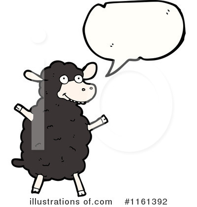 Royalty-Free (RF) Sheep Clipart Illustration by lineartestpilot - Stock Sample #1161392