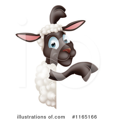 Royalty-Free (RF) Sheep Clipart Illustration by AtStockIllustration - Stock Sample #1165166