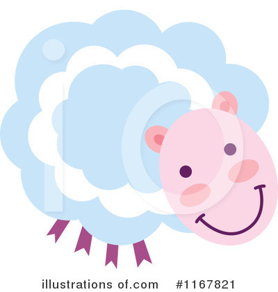 Royalty-Free (RF) Sheep Clipart Illustration by Cherie Reve - Stock Sample #1167821