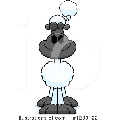 Royalty-Free (RF) Sheep Clipart Illustration by Cory Thoman - Stock Sample #1200122
