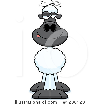 Royalty-Free (RF) Sheep Clipart Illustration by Cory Thoman - Stock Sample #1200123