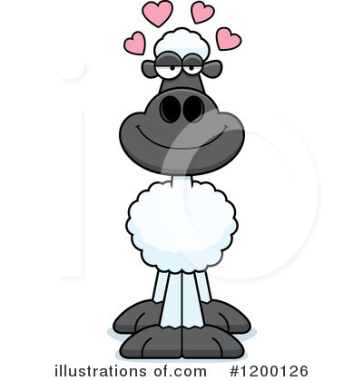 Royalty-Free (RF) Sheep Clipart Illustration by Cory Thoman - Stock Sample #1200126