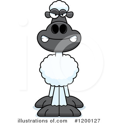 Royalty-Free (RF) Sheep Clipart Illustration by Cory Thoman - Stock Sample #1200127