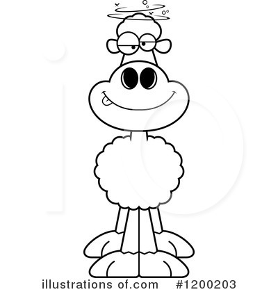Royalty-Free (RF) Sheep Clipart Illustration by Cory Thoman - Stock Sample #1200203