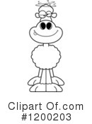 Sheep Clipart #1200203 by Cory Thoman