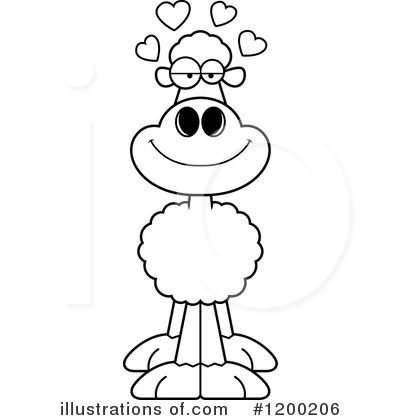 Royalty-Free (RF) Sheep Clipart Illustration by Cory Thoman - Stock Sample #1200206