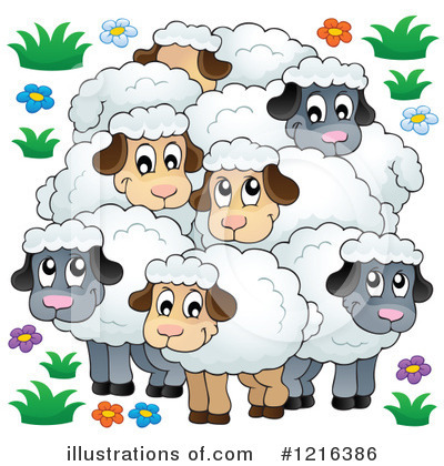 Farm Animals Clipart #1216386 by visekart