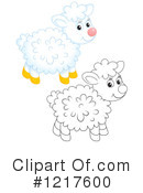 Sheep Clipart #1217600 by Alex Bannykh