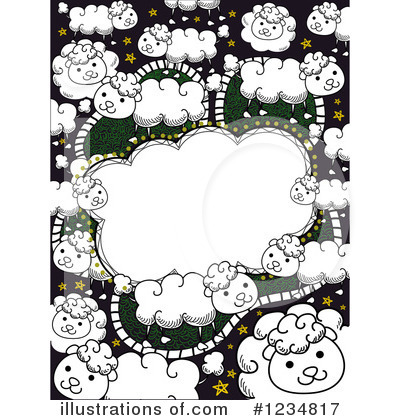 Royalty-Free (RF) Sheep Clipart Illustration by BNP Design Studio - Stock Sample #1234817