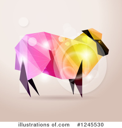 Royalty-Free (RF) Sheep Clipart Illustration by Eugene - Stock Sample #1245530