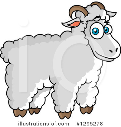 Royalty-Free (RF) Sheep Clipart Illustration by Vector Tradition SM - Stock Sample #1295278