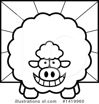 Royalty-Free (RF) Sheep Clipart Illustration by Cory Thoman - Stock Sample #1419960
