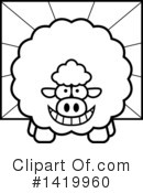Sheep Clipart #1419960 by Cory Thoman