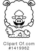 Sheep Clipart #1419962 by Cory Thoman