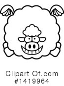Sheep Clipart #1419964 by Cory Thoman