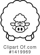 Sheep Clipart #1419969 by Cory Thoman