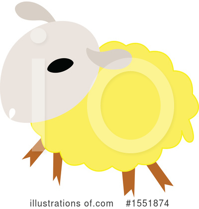 Sheep Clipart #1551874 by Cherie Reve