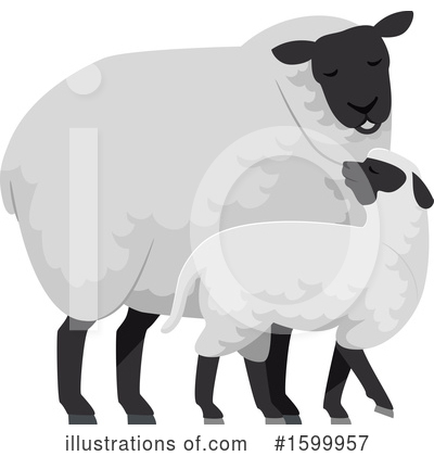 Royalty-Free (RF) Sheep Clipart Illustration by BNP Design Studio - Stock Sample #1599957