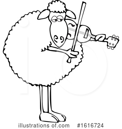 Royalty-Free (RF) Sheep Clipart Illustration by djart - Stock Sample #1616724