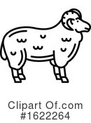 Sheep Clipart #1622264 by Vector Tradition SM