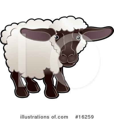 Sheep Clipart #16259 by AtStockIllustration