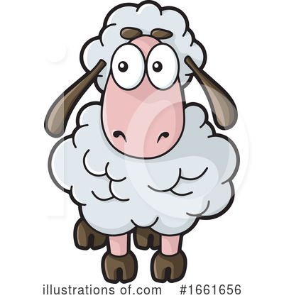 Royalty-Free (RF) Sheep Clipart Illustration by Any Vector - Stock Sample #1661656
