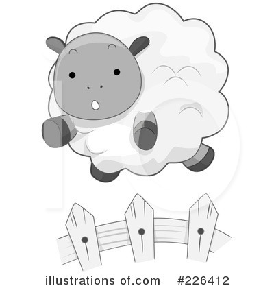 Royalty-Free (RF) Sheep Clipart Illustration by BNP Design Studio - Stock Sample #226412