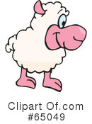 Sheep Clipart #65049 by Dennis Holmes Designs