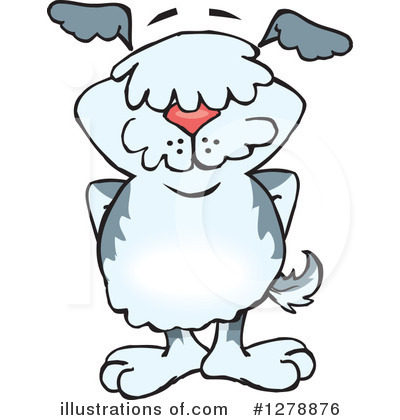 Sheepdog Clipart #1278876 by Dennis Holmes Designs